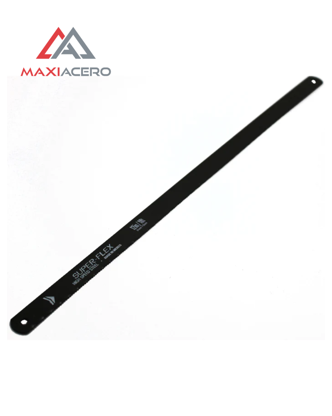 10 Hojas de Segueta Infra Superflex Fina 24 DPP para Corte de Metal