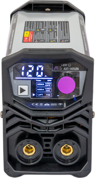 Soldadora Inversora Ax Tech AXT-147LED | MMA y TIG Lift Bi-Voltaje