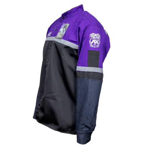 Camisola para Soldar Axtech con Cinta Reflejante de Alta Visibilidad-Soldadura AXT-CAM100XL – Protección y Comodidad Profesional