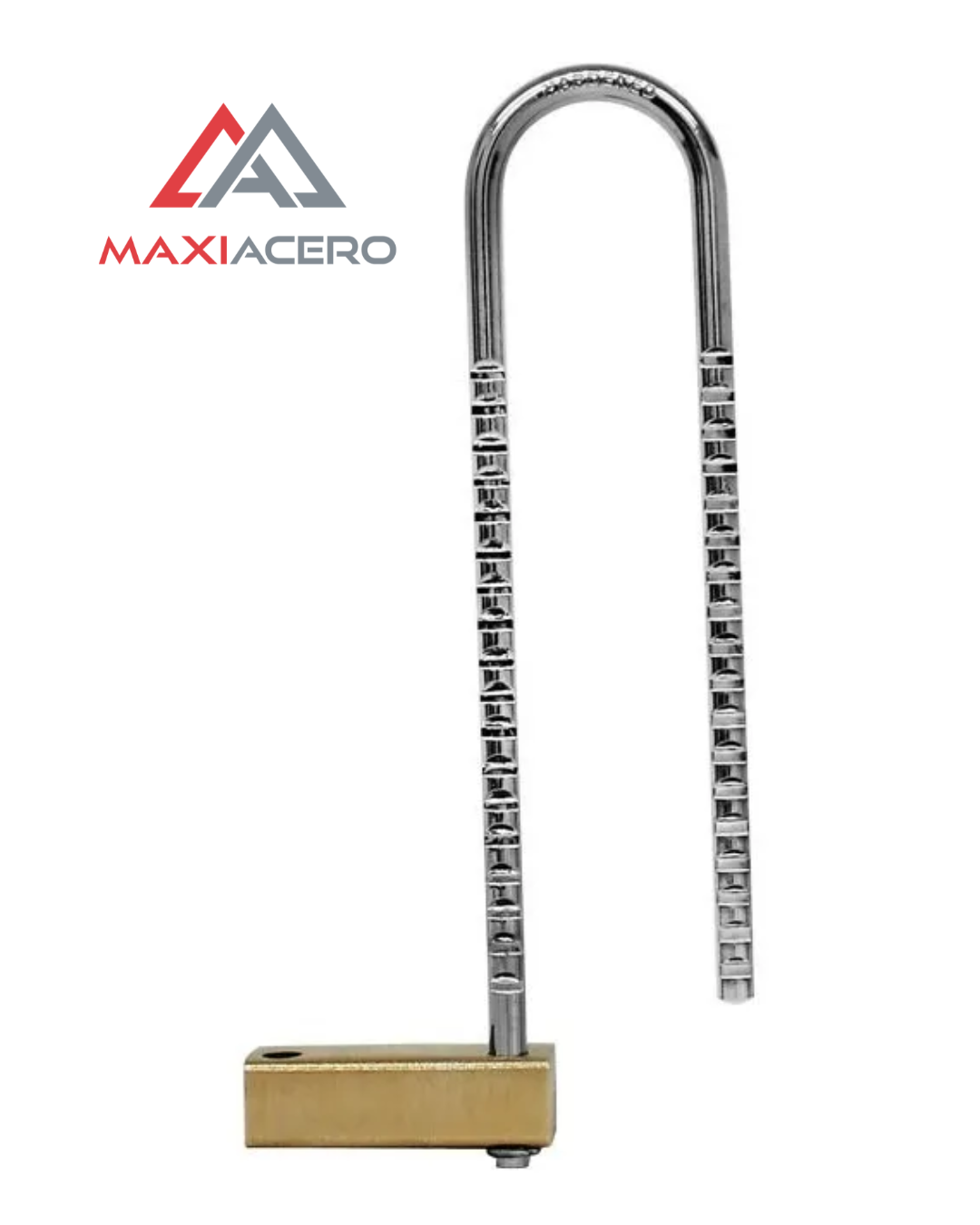 Candado Phillips Modelo 8 de Latón | Gancho Extra Largo Ajustable