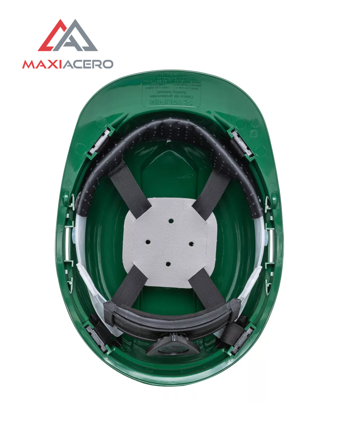 Casco de Seguridad TRUPER – Tipo Cachucha, Clase E-Verde
