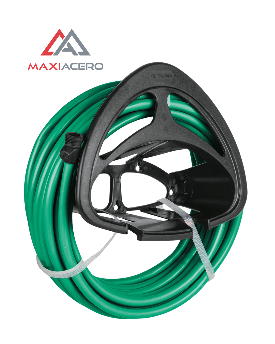 Combo Manguera para Jardín Pretul 15m x 1/2" con Portamanguera Negro