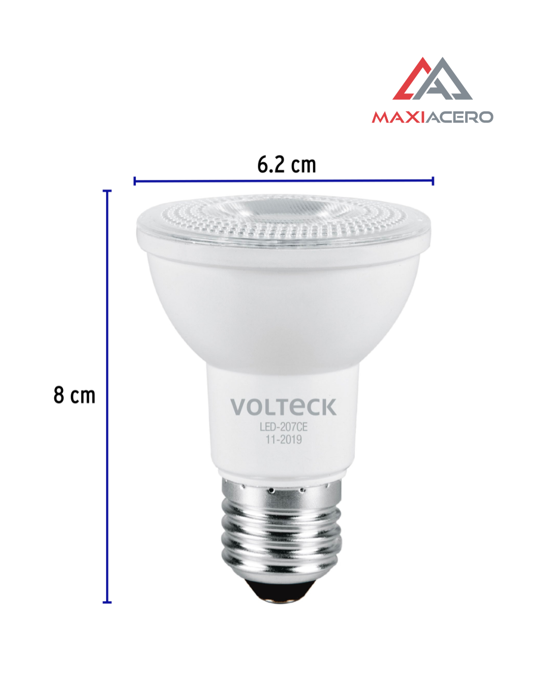 Foco Lampara LED 6W PAR 20 Luz Calida Volteck 46183