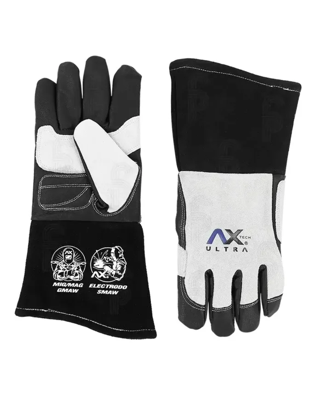 Guantes para Soldar Ax Tech AXT-GP045-EM | Carnaza y Piel de Vacuno