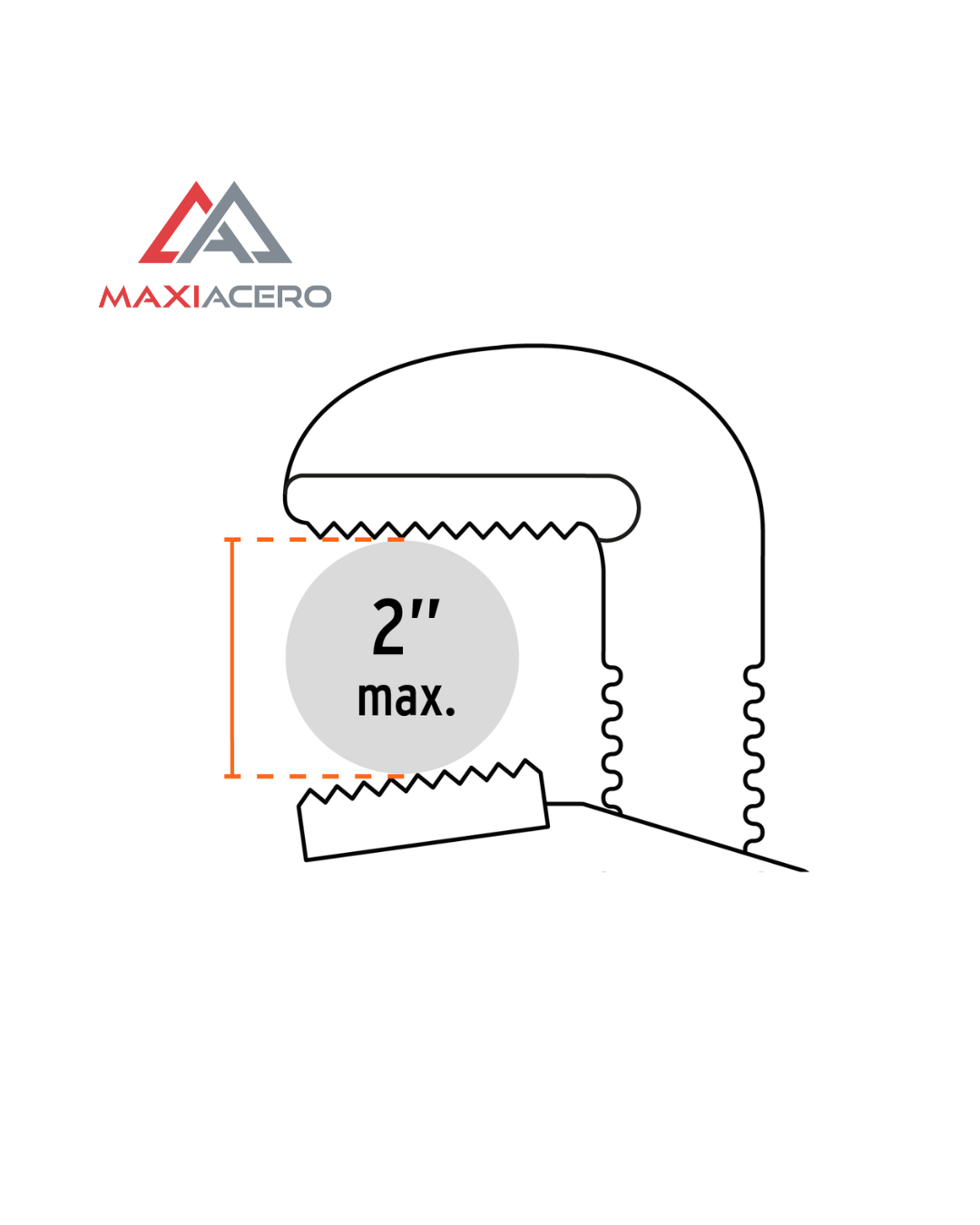 Llave Para Tubo Stilson De Aluminio 18' Truper 15845