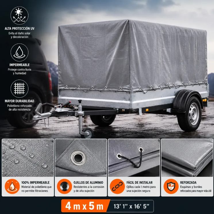 Lona Reforzada 4 X 5 Metros Truper 15364