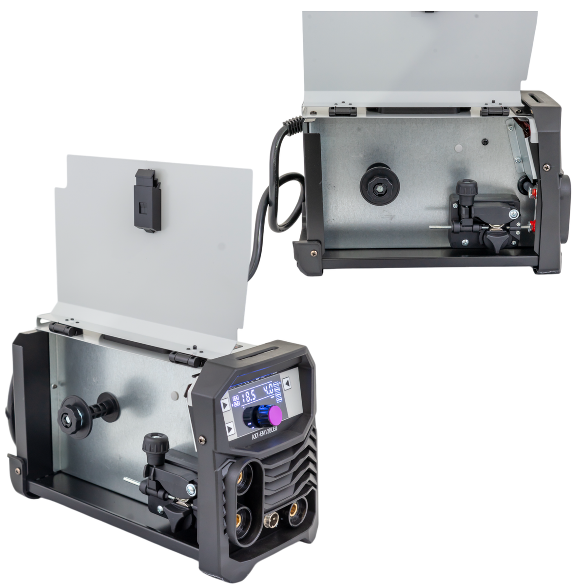 Soldadora Inverter Axtech AXT-EM120LED Multiproceso 3 en 1 Bivoltaje