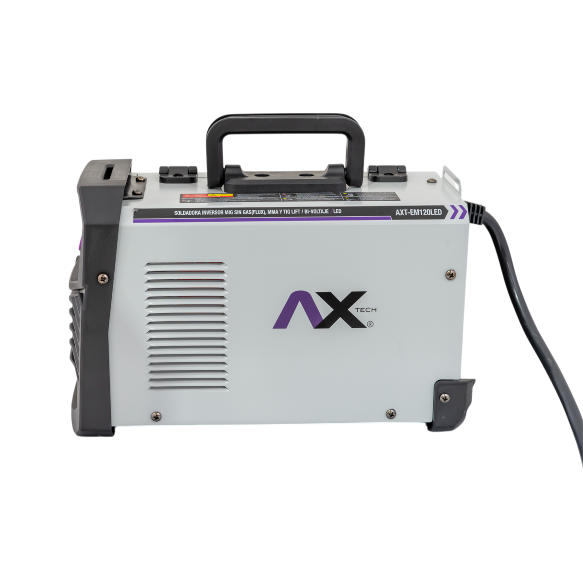 Soldadora Inverter Axtech AXT-EM120LED Multiproceso 3 en 1 Bivoltaje