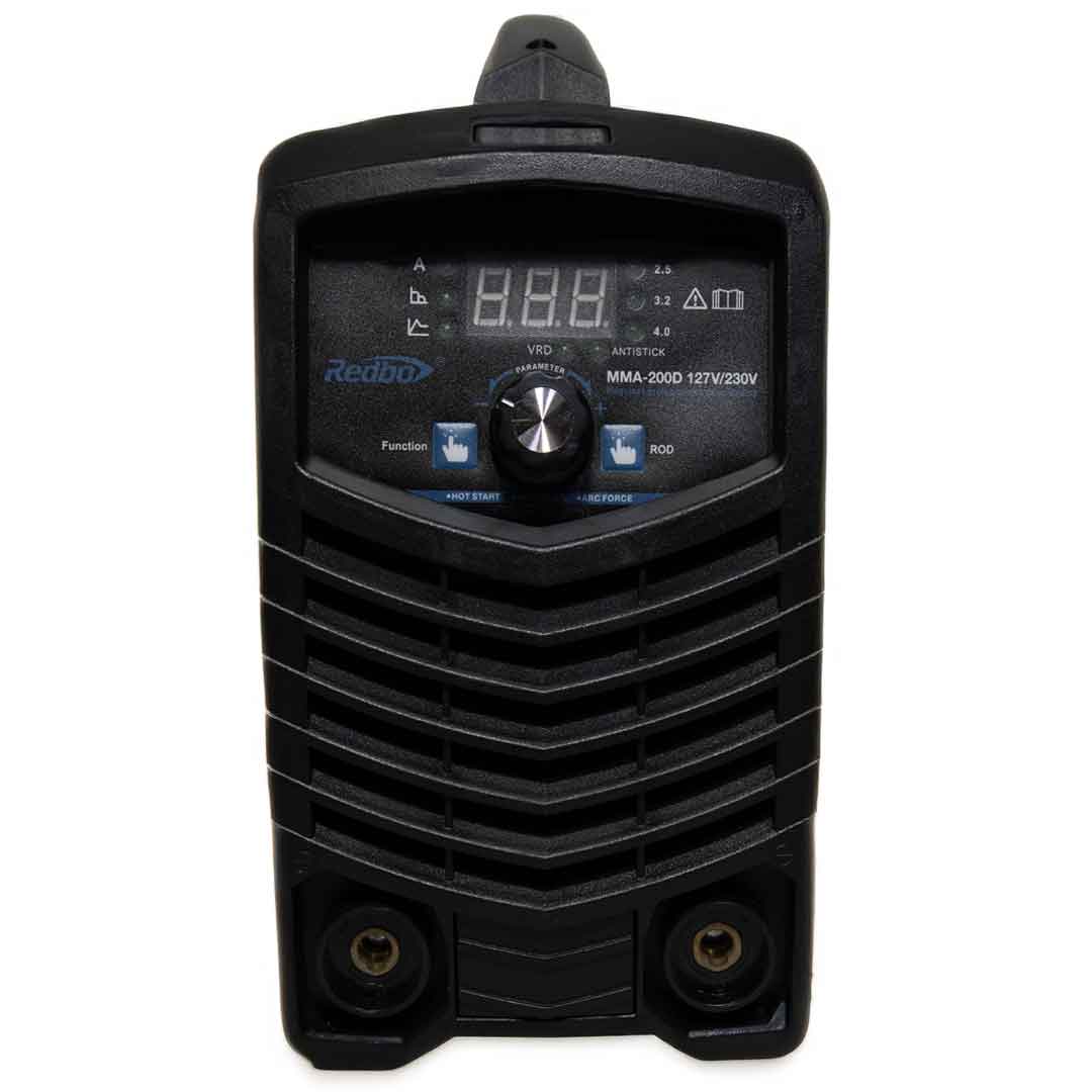 Soldadora Inversora Redbo MMA-200D 200A 220V IGBT | Para Electrodo 6011, 6013, 7018