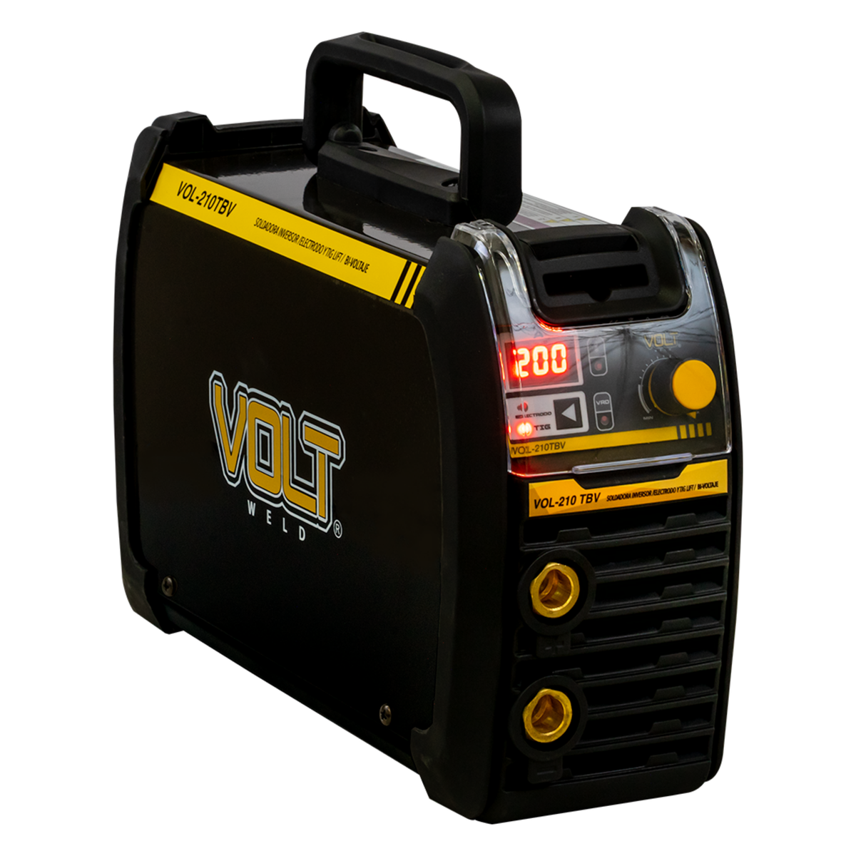Soldadora Inverter VOL-210TBV 200A 110/220V | Electrodo y TIG Lift