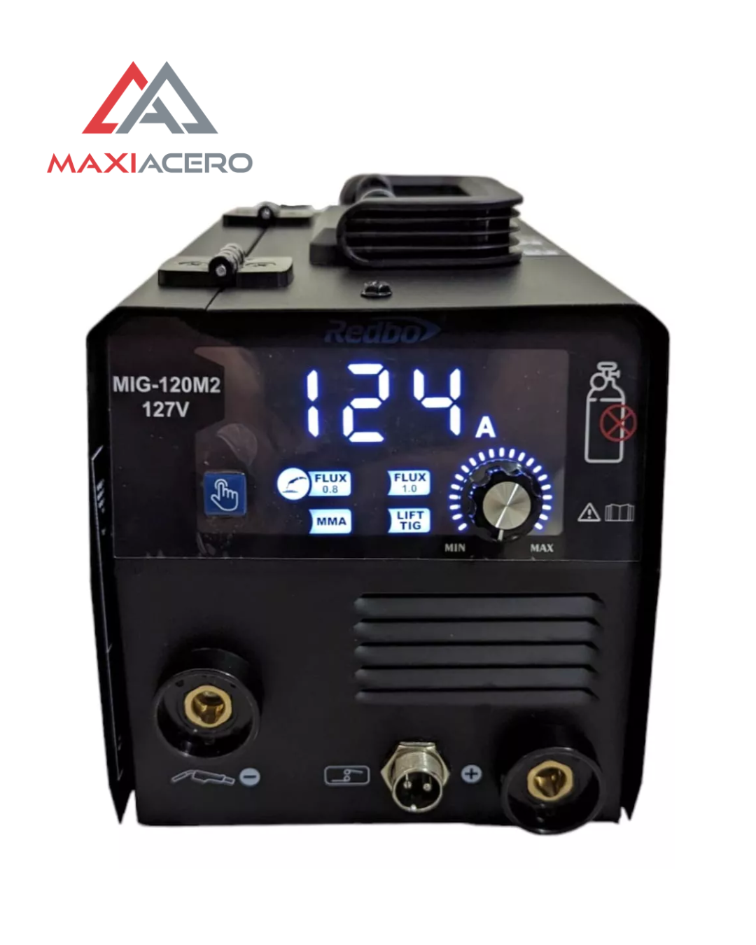Soldadora Inversora Microalambre Sin Gas Redbo MIG-120M2 | 120A