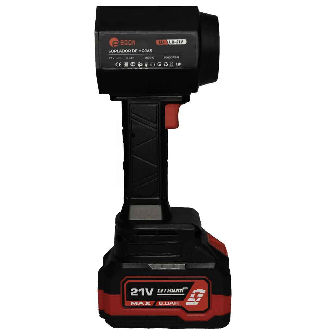Soplador Hojas Inalámbrica 21 Volts Litio Redbo Cargador Batería