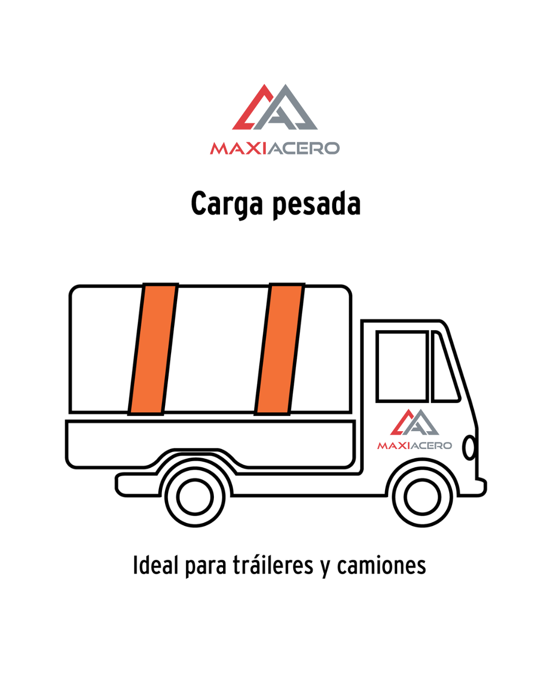 Sujetadores Con Matraca, Carga Máxima 7500 Kgs Eslinga Truper 10313