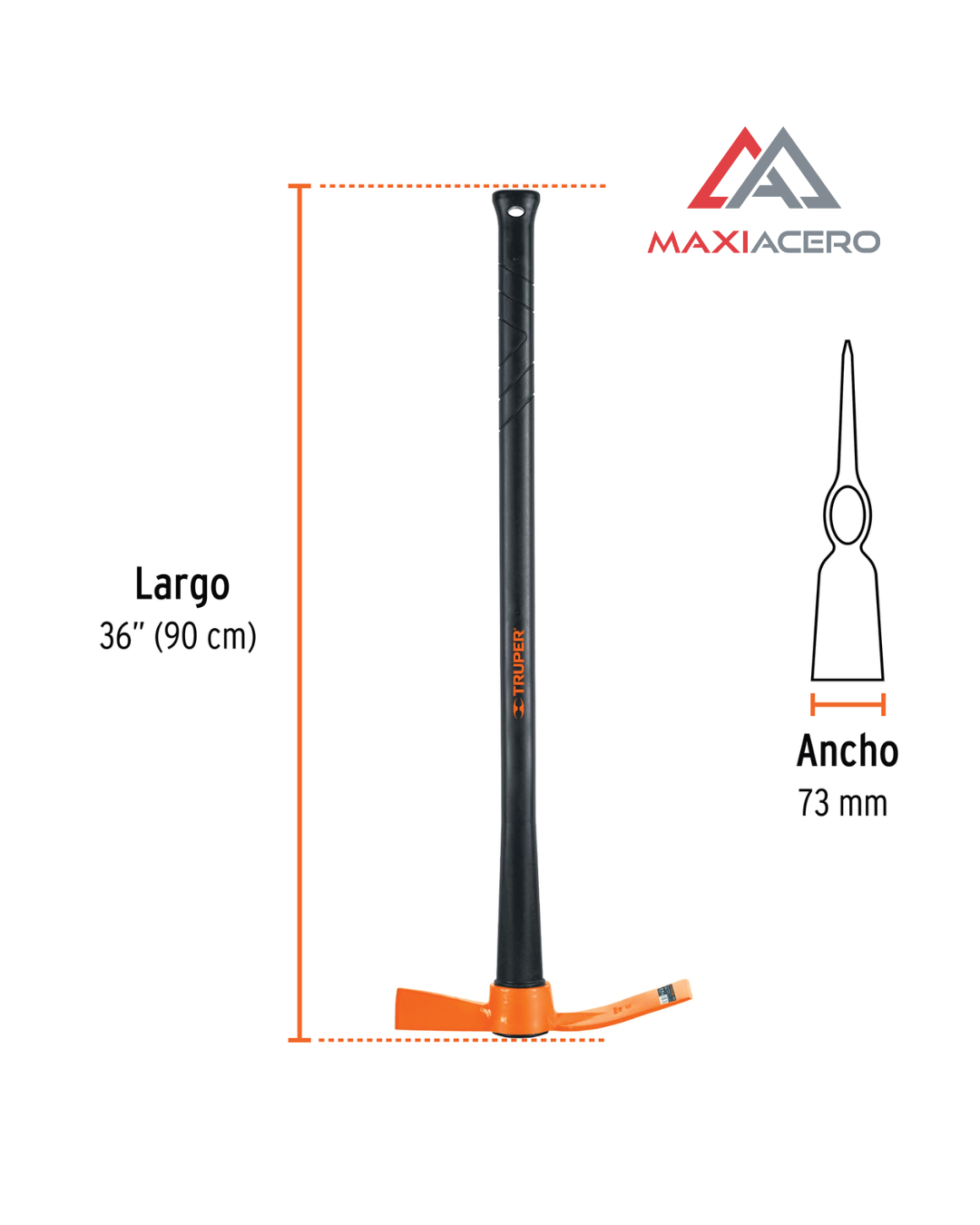 Talacho-hacha 2.5 Lb Con Mango Madera Truper 18632