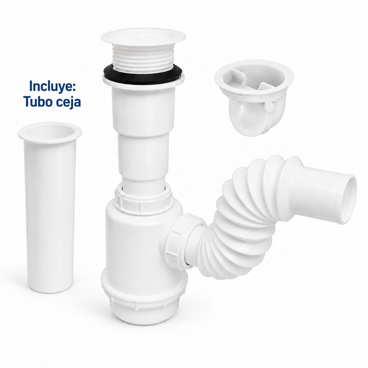 Céspol Flexible para Fregadero con Bote Grande | Fleximatic 2291