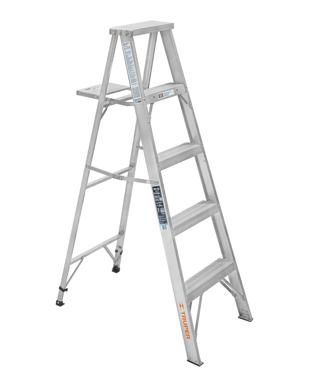 Escalera de Tijera de Aluminio Truper 10438 | 4 Peldaños Tipo III