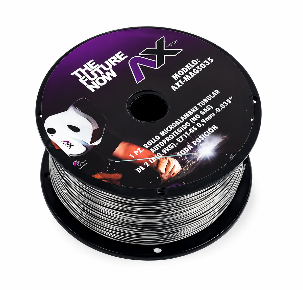 Microalambre Tubular Axtech AXT-MAGS035 0.035" | Compra Online al Mejor Precio