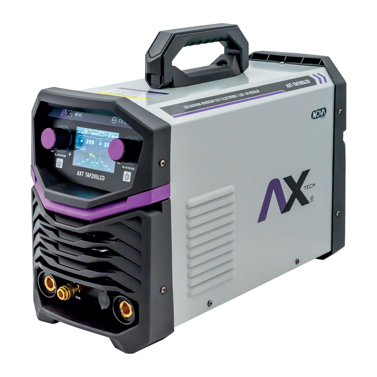Soldadora Inversor Tig Axtech AXT-TAF205LCD
