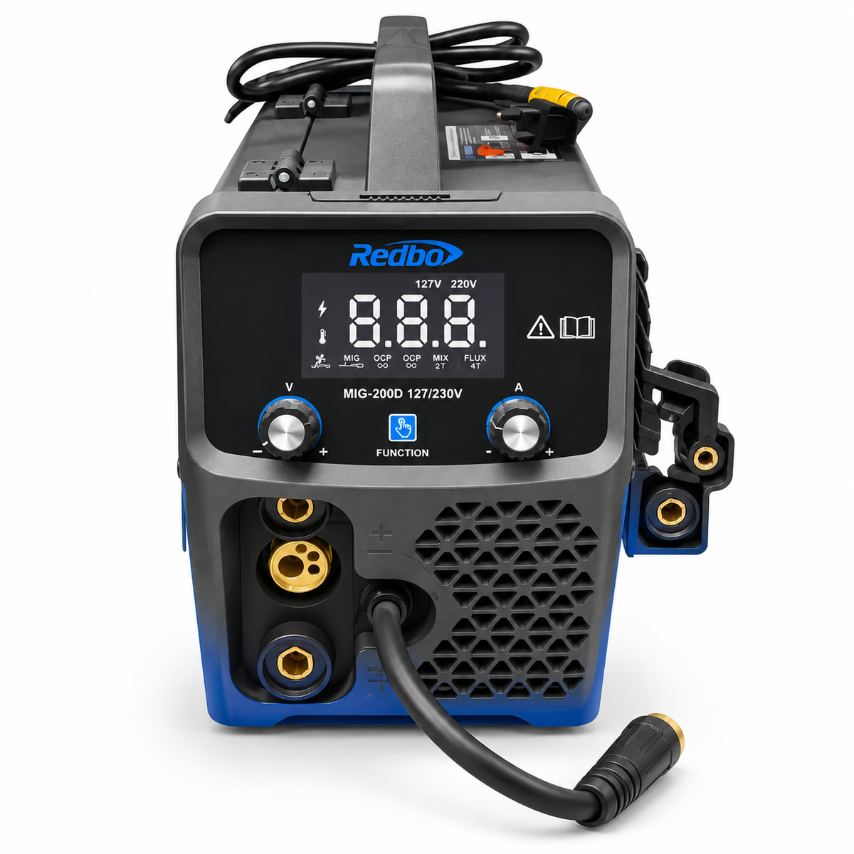 Soldadora inverter Redbo MIG-200D color negro